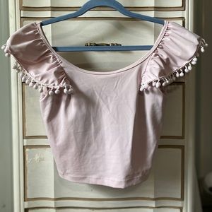 Kortni Jeane flounce top